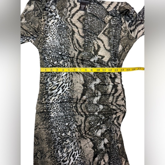 INC International Concepts Animal Print Long Sleeve Dress Size Large E64 - Picture 14 of 15